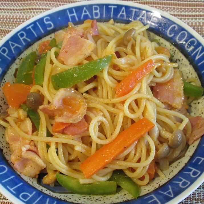 ナポリタン風トマトパスタ